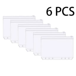2023 New A7 Budget Binder Cash Envelopes for Money Saving Organizer with Zipper Pockets, Budget Sheets and Self-adhesive Labels