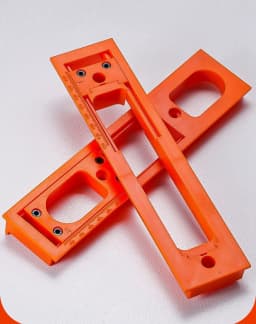 Hidden Hinge Router Jig Guide Template Carpenter Slotting Template for Installing Concealed 3D Hinge on Wooden Doors Frame