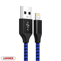 LAIHONEN USB Cable For iPhone 5 6 7 8 Plus X XS XR 11 12 13 14 Pro Max SE 1m 2m 3m Long Short iOS Data Charger Cord Fast Charge
