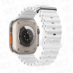 Ocean Band for Apple Watch Ultra 2 49mm 44mm 45mm 42mm 38/40/41mm silicone bracelet correa iwatch series 9 8 7 se 6 5 4 3 strap
