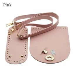 1/3pcs PU Leather Shoulder Bag Bottom Strap Handbag Shoulder Strap Woven Bag Set For DIY Handmade Bag Backpack Accessories