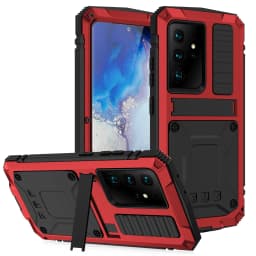 Metal Screw Bumper Shockproof Cover Case For Samsung S26 S25 Edge S24 S23 S22 S21 Ultra S26 Plus Heavy Armor Aluminium Funda