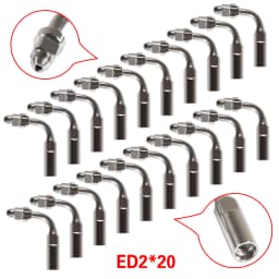 20 PCS Multifunction Dental Ultrasonic Scaling Endo Tips Fit DTE SATELEC Handpiece