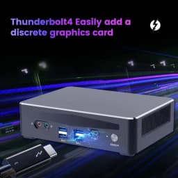 Topton Gaming Mini PC Core I9 12900H I7 1280P I5 Thunderbolt 4 NAS Computer Windows 11 2*2.5G LAN 2*DDR4 2*NVMe SATA 4*4K WiFi6