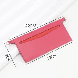 PU Leather Wallet Insert for Chain Strap with D Rings Purse Insert Organizer Purse Insert Women Crossbody Convert Liner Insert