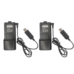 Baofeng UV 5R Battery Compactible Long Battery USB Baofeng UV5RA UV5RE UV5RT Walkie Talkie Optional Charger Two Way Radio Parts