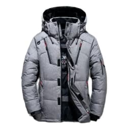 Men White Duck Down Parkas -20 Degree Winter Jacket Men's Thick Warm Snow Parkas Overcoat Windbreaker Hooded Parkas Coat Hombre