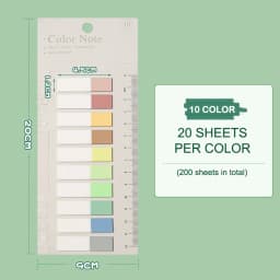 60Pcs/5Sheets Colorful Monthly Tabs Adhesive Planner Index Stickers For Office Planner Organizan Decorative Sticker