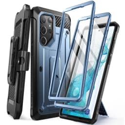 For Samsung Galaxy S23 Ultra Case 2023 SUPCASE UB Pro Full-Body Dual Layer Rugged Belt-Clip Case with Built-in Screen Protector