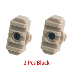 BOOIU New Fast Helmet Side Rail Adapter Nylon 360 Rotatable Helmet Rail Flashlight Mount For Airsoft Helmet Hunting Accessories