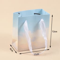 1Pcs Ink Cloud/Marble/Internet Celebrity Paper Box Kraft Paper Handbag Charm Bracelet Necklace Pendant Jewelry Display Gift Box