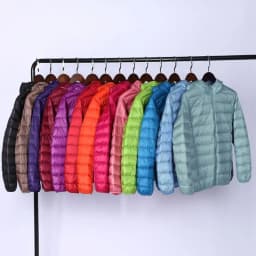Fashionable Lightweight down Cotton Jacket Women's Short Stand Collar Hooded Slim Fit Autumn Winter plus Size Outerwear