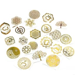 A52E Copper Orgonite Sticker Copper Sticker Simulation Resin Decorative Sticker DIY Pyramid Epoxy Resin Crafts for DIY Crafts