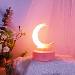 Moon Night Light Bedroom Desk Lamps Decorative Moon Lights DIY Luminous Toy Children Baby Room Bedside Atmosphere Light
