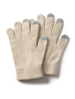 Men 100% Cashmere Knitted Gloves Touchscreen Autumn Winter Holiday Gloves Warm Wrist Length Classic Male Mittens
