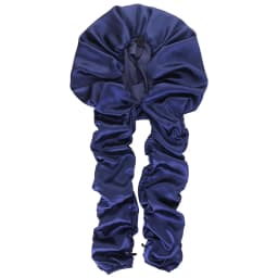 New Women's Bonnet Satin Sleeping Cap Long Tail Braid Hair Night Sleep Cap Head Cover Bonnets Shower Cap For Sauna Bathing