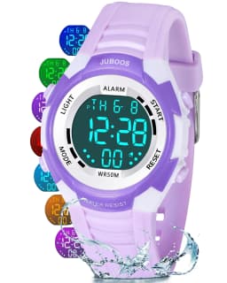 Socico Outdoor Sports Multifunctional Waterproof Large Screen Display Luminous LED Digital For Girl Boy Fashion Silicon Watch