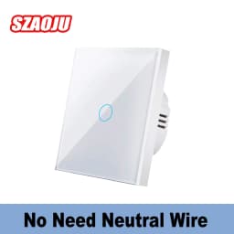 Touch Switch EU LED Crystal Glass Panel Wall Lamp Light Switch 1/2/3 Gang AC100-240V LED Sensor Switches Interruttore