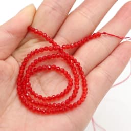 125 Pieces Spinel Bead Crystal Beads Loose Exquisite appearance DIY Jewelry Making Bracelet Necklace Accessories 3mm Length 38cm