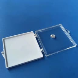 Floating Gemstone Storage Box Gems Display Organizer Holder Clear Adhensive Loose Diamond Stone Zircon Jewelry Packaging Boxes