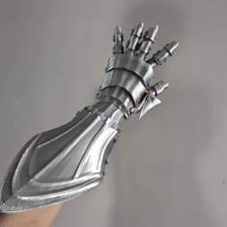 Medieval Knight Gothic Hand Armor 3D Printing Plastic Techwear Punk Long Gloves Man Woman Cosplay Mechanical Arm