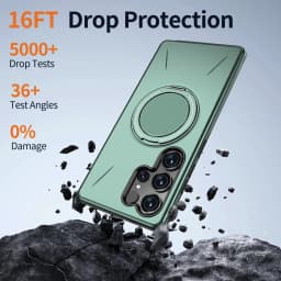 360° Magnetic Bracket Case For Samsung Galaxy S26 S25 S24 S23 S22 Ultra S25 FE S24FE S25Edge For Magsafe Shockproo Cover Fundar