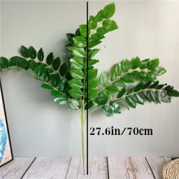 Tropical Tree Large Artificial Plants Tall 28'' Fake Eucalyptus Branch Plastic Plants False Ficus For Home Living Room Study Dec