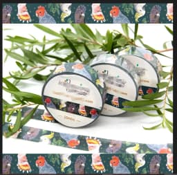 Cute 100pcs Custom Printed Brand LOGO Make Washi Tapes Paper Sticky Adhesive Stickers Masking Tapes Kawaii Stationery