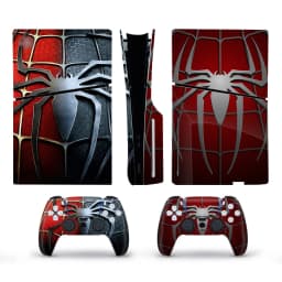 Skin Sticker For PS5 Slim Disc Edition Console Decal Vinyl Cover Case 2PCS Controller Gamepad Dustproof For PS5Slim Accessorie