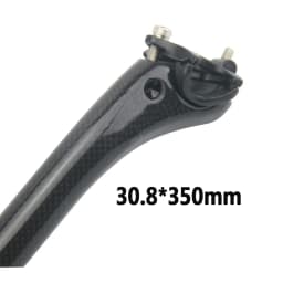 No Logo Carbon MTB Seatpost Bicycle Seat Post Offset 25mm Road Bike Seatpost 25.4/27.2/30.8/31.6mm Mountain Bike Seat Tube