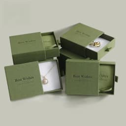 Custom Logo Drawer Jewelry Packaging Box Studs Necklace Rings Pull Out Kraft Paper Microfiber Suede Storage Dust Pouch Gift Bags