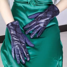Women Bow Plush Wrist Cotton Touch Screen Driving Glove Winter Cashmere Thicken Full Finger Sport Cycling Warm Mitten H84