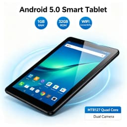 11.6 Inch T10 Android 5.0 RAM 1GB ROM 32GB Dual Camera USB 3.0 WIFI Mini HDMI-Compatible Tablet PC RCT6513 MT8127 Quad Core