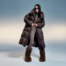 BOSIDENG Winter 90% Duck Down Jacket for Women X-long outwear detachable hat Windproof water-resistant mite resistant