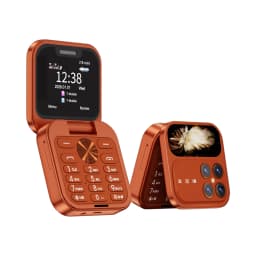 SERVO I18 mini 2G GSM/4G LTE Network Flip Mobile Phone 1.77-inch Screen Dual SIM FM Radio Flashlight Blacklist Mobile Phones