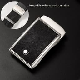 High-End Pure Copper Men's Belt Buckle 35cm Pin Buckle Board Belt Buckle Head Smooth Buckle Accessories Wanbao