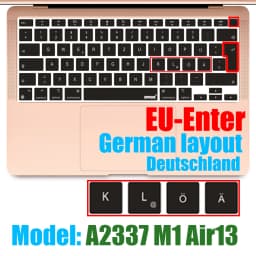 For Macbook Air13 M1 Chip Keyboard Cover Laptop Silicone Protective Film For Macbook A2337 13.3Air Keyboard Cases Release 2020