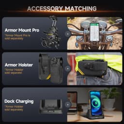 【New】Ulefone Armor 26 Ultra 5G Rugged Waterproof Smartphone 120W 15600mAh 200MP+64MP Smartphone Up to 24GB+512GB NFC