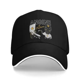 Angine De Poitrine Group Baseball Cap Hip Hop Sandwich Caps Unisex Adjustable Caps Hat Outdoor