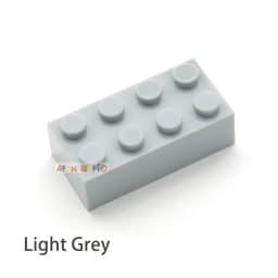 200pcs Thick 2x4 DIY Building Blocks Figures Bricks Educational Creative Compatible With 3001 Plastic Toys for Children Choice
