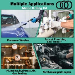 Rubber O Ring Set Gaskets Seal Nitrile Rubber Bands High Pressure O-Rings Repair Kit Sealing Elastic Band O Rubber
