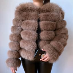WEFURLENA 2026 New Real Fur Coat Winter Jacket Women natural large wool fox fur coat Street warm long sleeve detachable vest