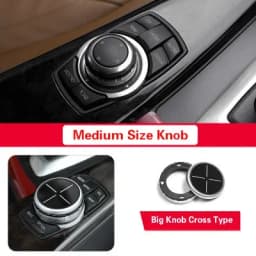 Original Car Multimedia Buttons Cover IDrive Stickers For BMW 1 2 3 5 7 Series X1 X3 F25 X5 F15 X6 16 F30 F10 F07 E90 F11