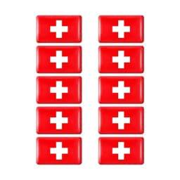 10pcs Epoxy Italy Flags Sticker Car Interior Decoration Decal for Fiat 500 Abarth Punto Panda Tipo Bravo Stilo Coupe Doblo Badge