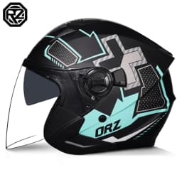 ORZ-705 Latest High Quality Motorcycle Helmet Half Covering Dual Lens Cascos para Motos Male Female Couple Capacetes de Moto