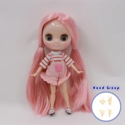 ICY DBS Blyth Middie Doll Joint Body 20CM Customized Doll Nude doll or Full Set Includes Clothes & Shoes DIY Toy Gift for Girls