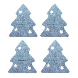 Party Supplies Santa Claus Xmas Tree Snowflake Table Decorations Tableware Organizer Christmas Knife Fork Holder Cutlery Bag