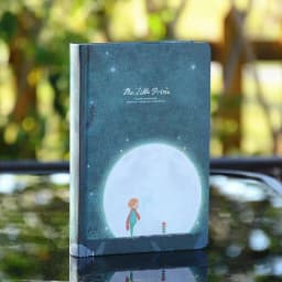 Color Page Illustration Cute Notebook Beautiful Diary Student Hardcover Notepad