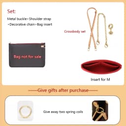 Bag Shoulder Strap For Lv Neverfull Bag Leather Bag Strap Extension Chain Underarm Bag Belt Crossbody Replacement Accessories