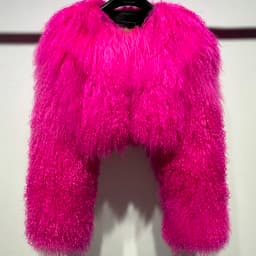 YOLOAgain Plus Size 8XL Women's Real Mongolia Sheep Fur Jacket Cropped Jacket Streetwear